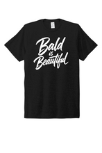 Load image into Gallery viewer, Bald Is Beautiful Unisex Tee