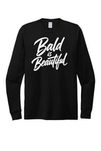 Load image into Gallery viewer, Bald Is Beautiful Unisex Long Sleeve Tee