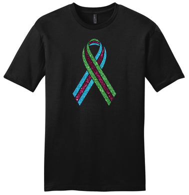 Short Sleeve Tee - Glitter Ribbon