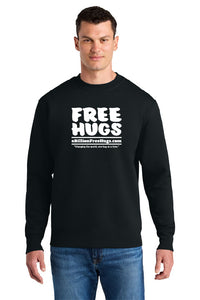 Free Hugs Organic Fleece Crewneck Sweatshirt