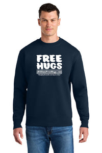 Free Hugs Organic Fleece Crewneck Sweatshirt