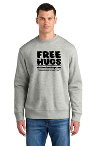 Free Hugs Organic Fleece Crewneck Sweatshirt