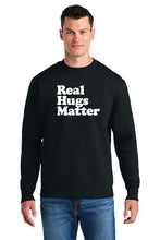 Load image into Gallery viewer, Real Hugs Matter Organic Fleece Crewneck Sweatshirt