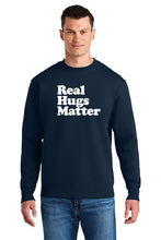 Load image into Gallery viewer, Real Hugs Matter Organic Fleece Crewneck Sweatshirt
