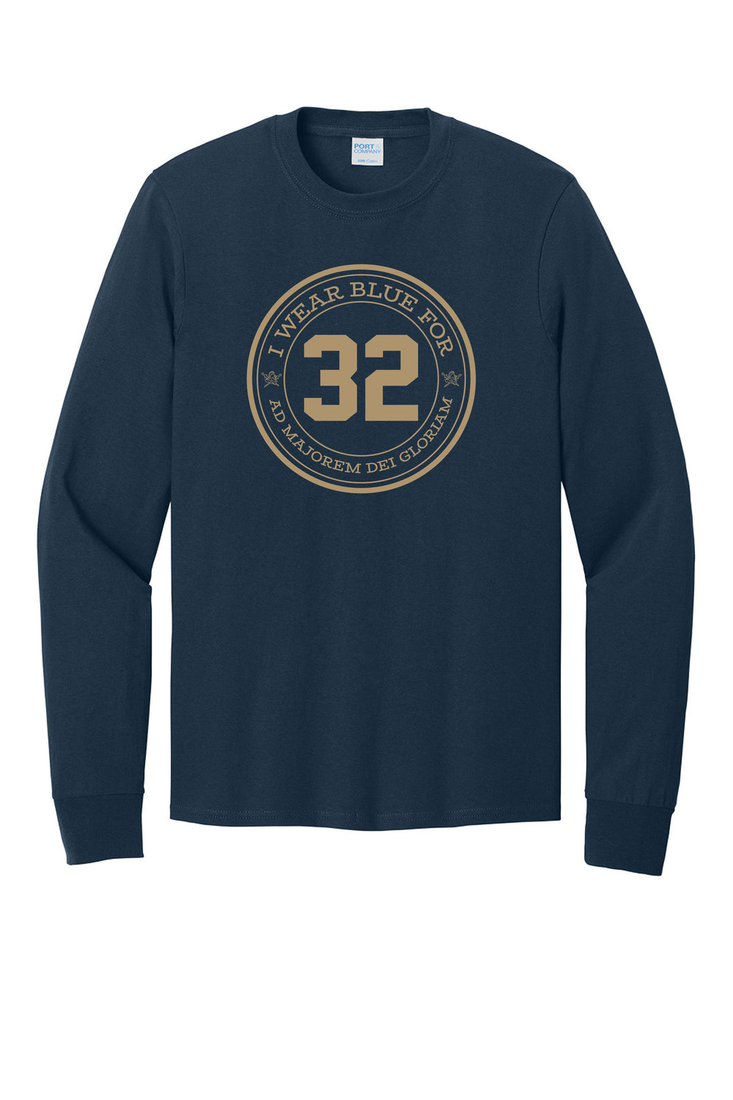 I Wear Blue For 32 Long Sleeve Tee
