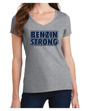 Benzin Strong - Ladies V-Neck