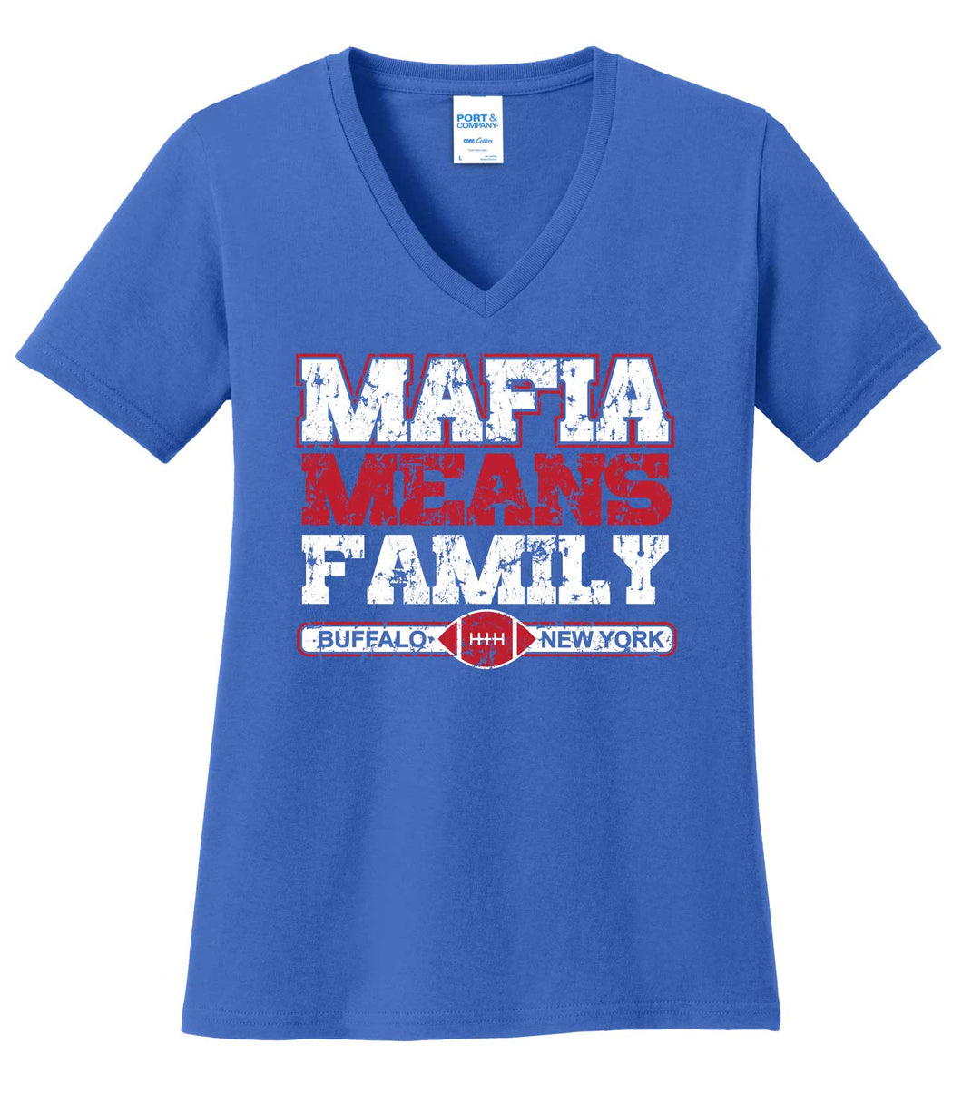 Mafia Means Family - Ladies Short Sleeve Tee