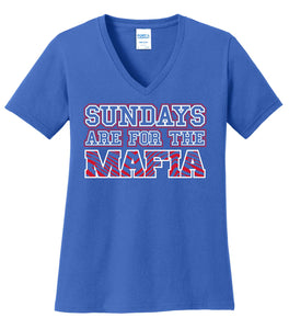 Sunday's Are For The Mafia - Ladies Short Sleeve Tee
