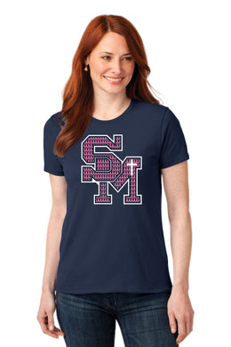 Pink Ribbon Ladies Short Sleeve Tee - St. Marys